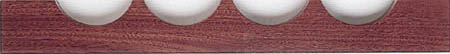 Scalloped Bottle Rack Select Cherry